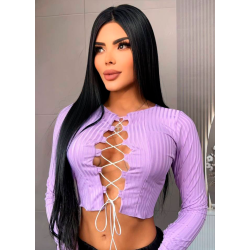 Crop Top Cruzado Pecho